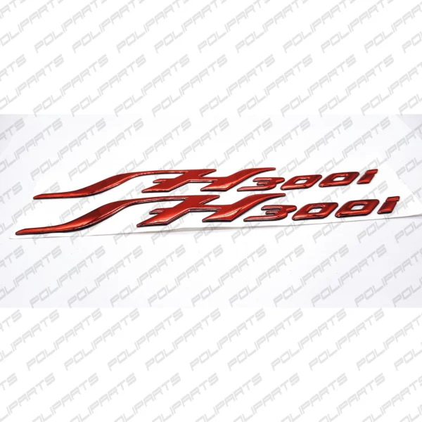 Adesivi Moto Coppia Stickers Emblema Decorativo in Resina 3D Scritta SH300i Set di 2 pezzi - immagine 11