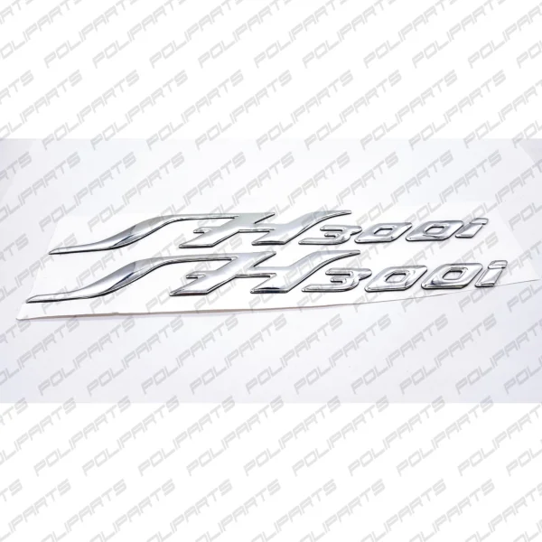 Adesivi Moto Coppia Stickers Emblema Decorativo in Resina 3D Scritta SH300i Set di 2 pezzi - immagine 7