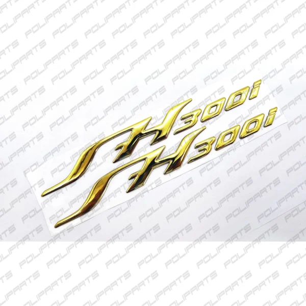 Adesivi Moto Coppia Stickers Emblema Decorativo in Resina 3D Scritta SH300i Set di 2 pezzi - immagine 12