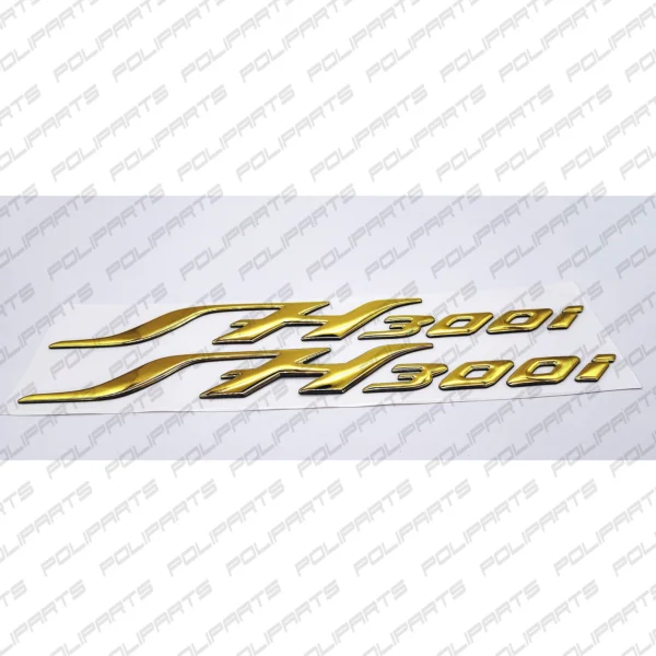 Adesivi Moto Coppia Stickers Emblema Decorativo in Resina 3D Scritta SH300i Set di 2 pezzi - immagine 14