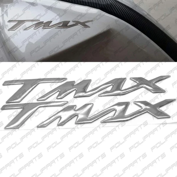 Adesivi Sticker in Resina 3D Yamaha TMAX logo - 1 coppia - immagine 6