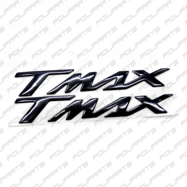 Adesivi Sticker in Resina 3D Yamaha TMAX logo - 1 coppia - immagine 2