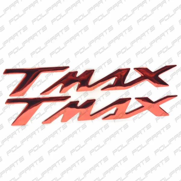 Adesivi Sticker in Resina 3D Yamaha TMAX logo - 1 coppia - immagine 3