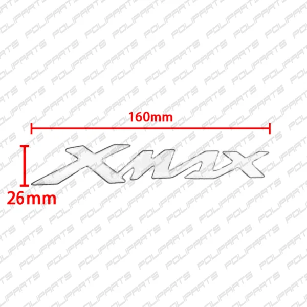 Adesivi Stickers Scritta XMAX in Resina 3D Impermeabile per YAMAHA X-MAX X MAX 125 250 300 400 - 2 pezzi - immagine 10