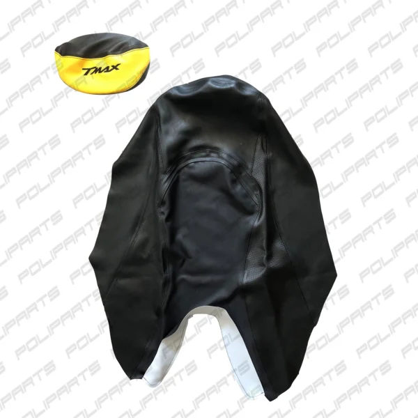Coprisella Colore Nero con Cuscinetto di Vari Colori per Yamaha T-MAX TMAX 500 Anno da 2001 a 2007 - immagine 7