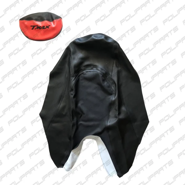 Coprisella Colore Nero con Cuscinetto di Vari Colori per Yamaha T-MAX TMAX 500 Anno da 2001 a 2007 - immagine 11