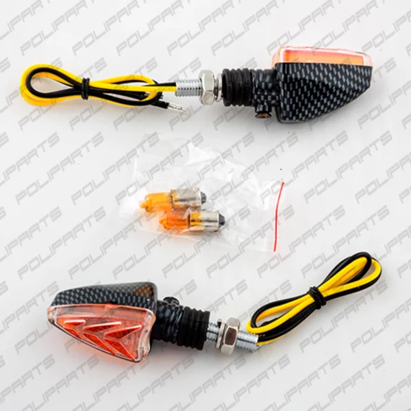 Coppia Frecce Arrow Gambo Corto Universali Omologate per Moto Scooter - immagine 2