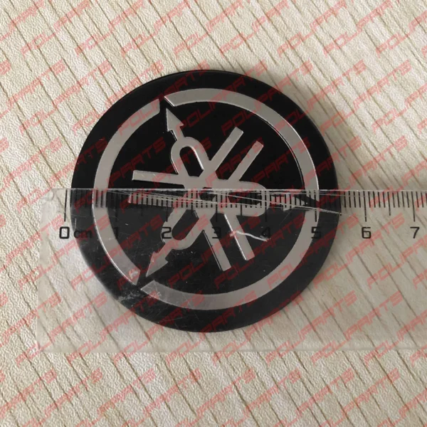 Adesivo in Acciaio Inox Stemma Logo Decal YAMAHA Effetto 3D in Rilievo - immagine 2