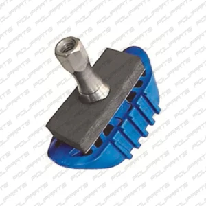 Fermacopertone con Spugna Anti Vibrazione Dado Alluminio per Enduro Motocross Fuoristrada