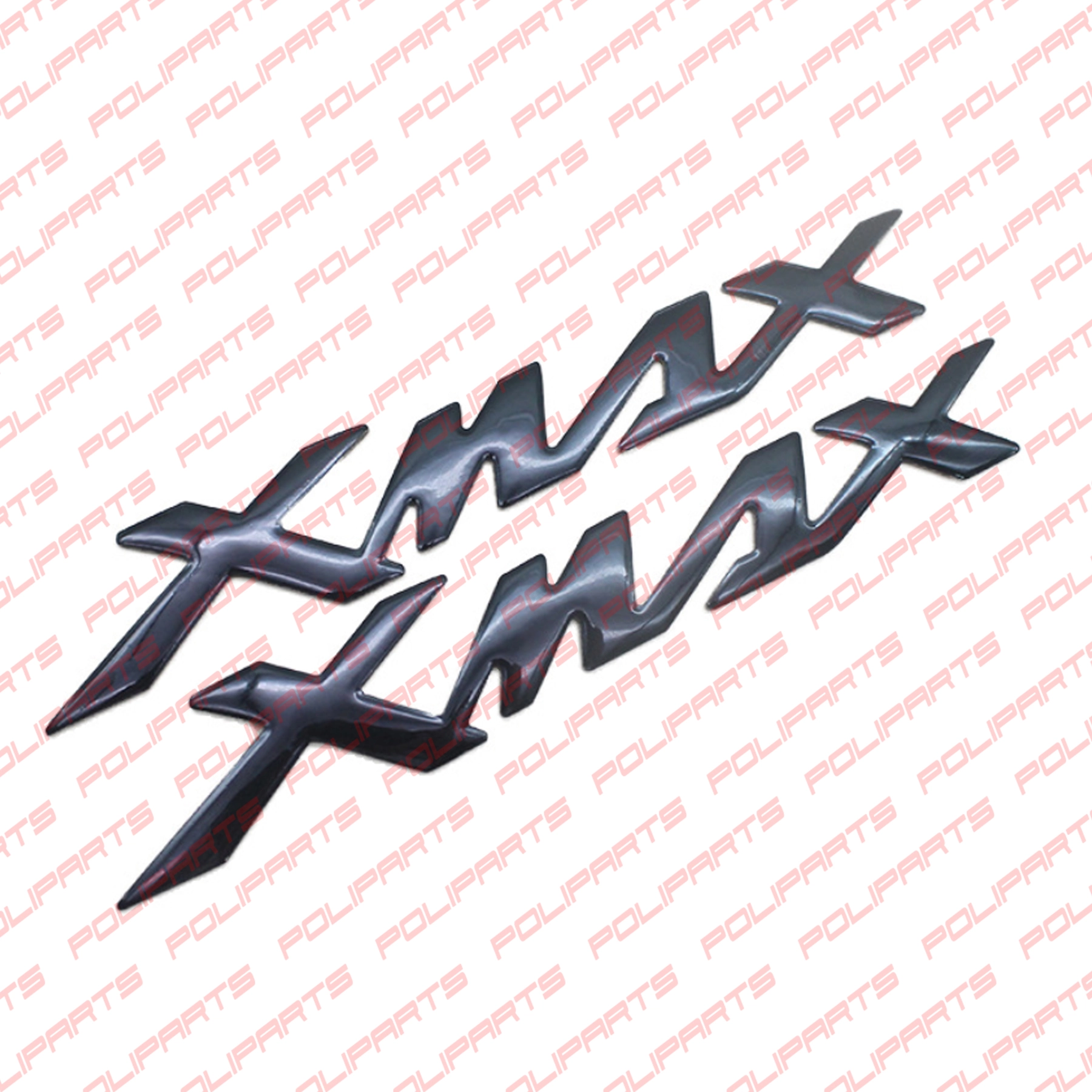 Adesivi Stickers Scritta XMAX in Resina 3D Impermeabile per YAMAHA X-MAX X MAX 125 250 300 400 - 2 pezzi - immagine 2